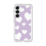 スリムプロテクションプレミアムケース［ Dot Hearts - Purple ］
