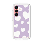 スリムプロテクションプレミアムケース［ Dot Hearts - Purple ］