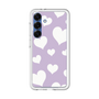 スリムプロテクションプレミアムケース［ Dot Hearts - Purple ］