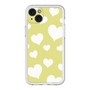 スリムプロテクションプレミアムケース［ Dot Hearts - Yellow ］
