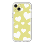 スリムプロテクションプレミアムケース［ Dot Hearts - Yellow ］