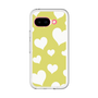 スリムプロテクションプレミアムケース［ Dot Hearts - Yellow ］