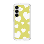 スリムプロテクションプレミアムケース［ Dot Hearts - Yellow ］