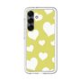 スリムプロテクションプレミアムケース［ Dot Hearts - Yellow ］