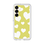 スリムプロテクションプレミアムケース［ Dot Hearts - Yellow ］
