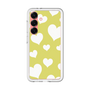 スリムプロテクションプレミアムケース［ Dot Hearts - Yellow ］