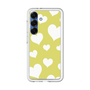 スリムプロテクションプレミアムケース［ Dot Hearts - Yellow ］