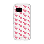 スリムプロテクションプレミアムケース［ Stripe Hearts - Pink ］