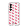 スリムプロテクションプレミアムケース［ Stripe Hearts - Pink ］