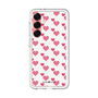 スリムプロテクションプレミアムケース［ Stripe Hearts - Pink ］
