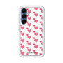 スリムプロテクションプレミアムケース［ Stripe Hearts - Pink ］