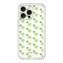 スリムプロテクションプレミアムケース［ Stripe Hearts - Green ］