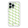 スリムプロテクションプレミアムケース［ Stripe Hearts - Green ］