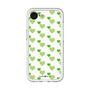 スリムプロテクションプレミアムケース［ Stripe Hearts - Green ］
