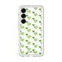 スリムプロテクションプレミアムケース［ Stripe Hearts - Green ］