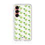 スリムプロテクションプレミアムケース［ Stripe Hearts - Green ］