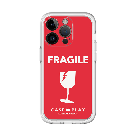 スリムプロテクションプレミアムケース［ FRAGILE - Red ］