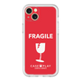 スリムプロテクションプレミアムケース［ FRAGILE - Red ］