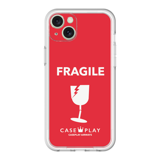 スリムプロテクションプレミアムケース［ FRAGILE - Red ］