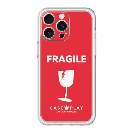 スリムプロテクションプレミアムケース［ FRAGILE - Red ］
