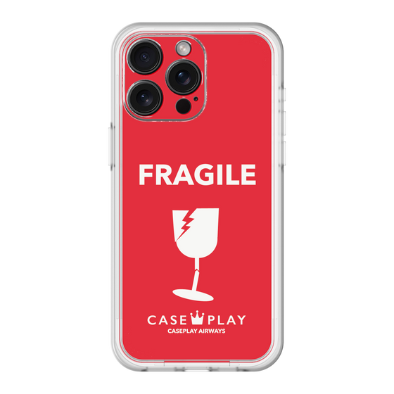 スリムプロテクションプレミアムケース［ FRAGILE - Red ］