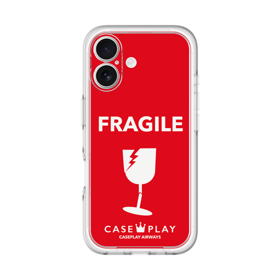 スリムプロテクションプレミアムケース［ FRAGILE - Red ］