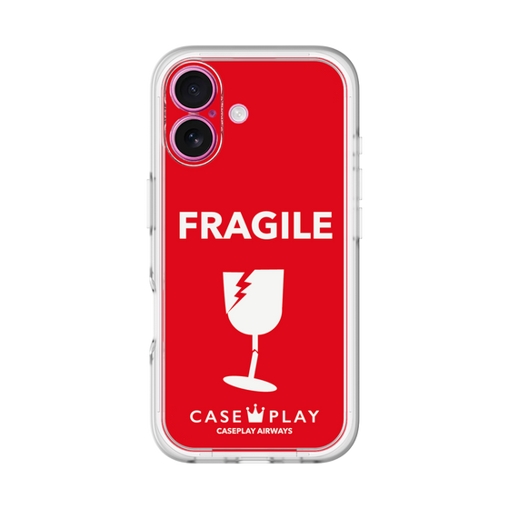 スリムプロテクションプレミアムケース［ FRAGILE - Red ］