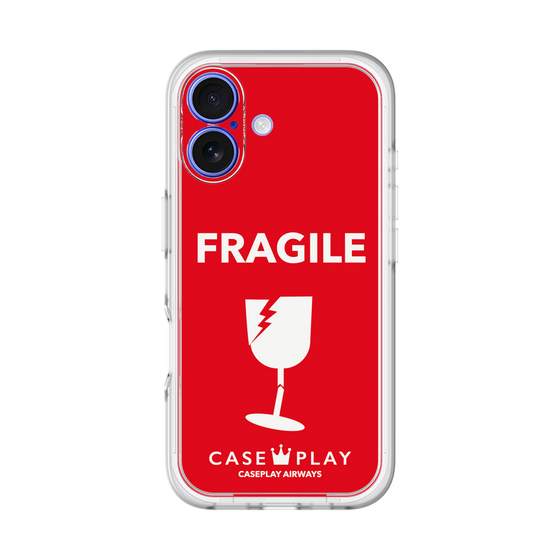 スリムプロテクションプレミアムケース［ FRAGILE - Red ］