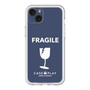 スリムプロテクションプレミアムケース［ FRAGILE - Navy ］