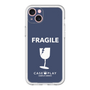 スリムプロテクションプレミアムケース［ FRAGILE - Navy ］