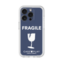 スリムプロテクションプレミアムケース［ FRAGILE - Navy ］