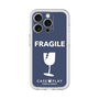 スリムプロテクションプレミアムケース［ FRAGILE - Navy ］