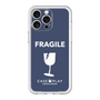 スリムプロテクションプレミアムケース［ FRAGILE - Navy ］