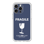スリムプロテクションプレミアムケース［ FRAGILE - Navy ］