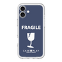 スリムプロテクションプレミアムケース［ FRAGILE - Navy ］