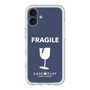 スリムプロテクションプレミアムケース［ FRAGILE - Navy ］