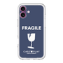 スリムプロテクションプレミアムケース［ FRAGILE - Navy ］