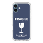 スリムプロテクションプレミアムケース［ FRAGILE - Navy ］