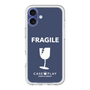 スリムプロテクションプレミアムケース［ FRAGILE - Navy ］