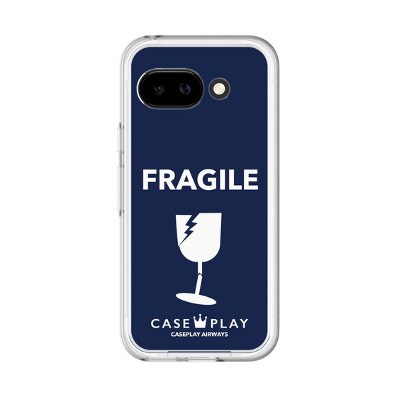 スリムプロテクションプレミアムケース［ FRAGILE - Navy ］