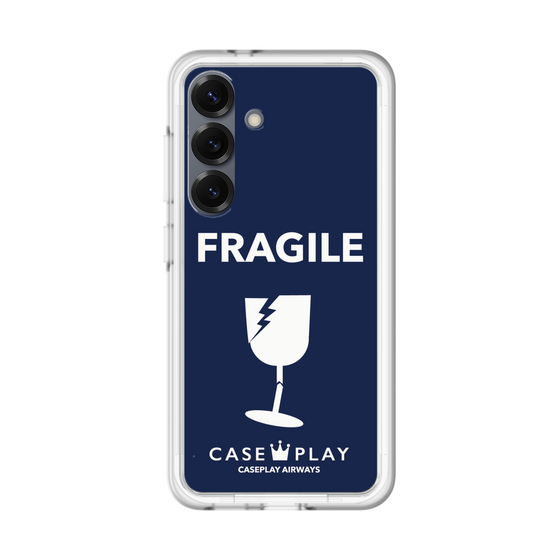 スリムプロテクションプレミアムケース［ FRAGILE - Navy ］