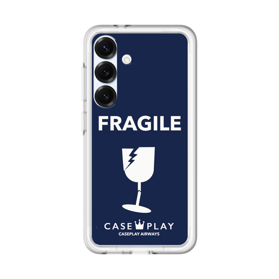 スリムプロテクションプレミアムケース［ FRAGILE - Navy ］