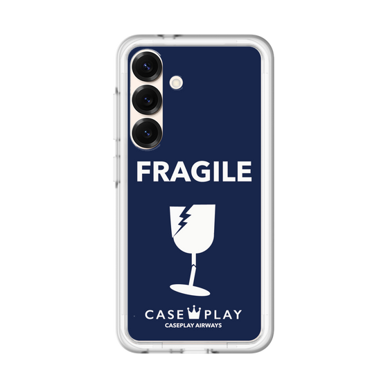 スリムプロテクションプレミアムケース［ FRAGILE - Navy ］