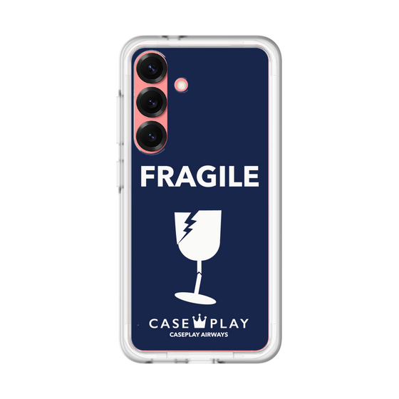 スリムプロテクションプレミアムケース［ FRAGILE - Navy ］
