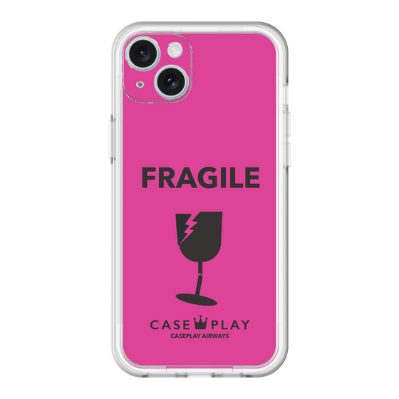 スリムプロテクションプレミアムケース［ FRAGILE - Pink ］