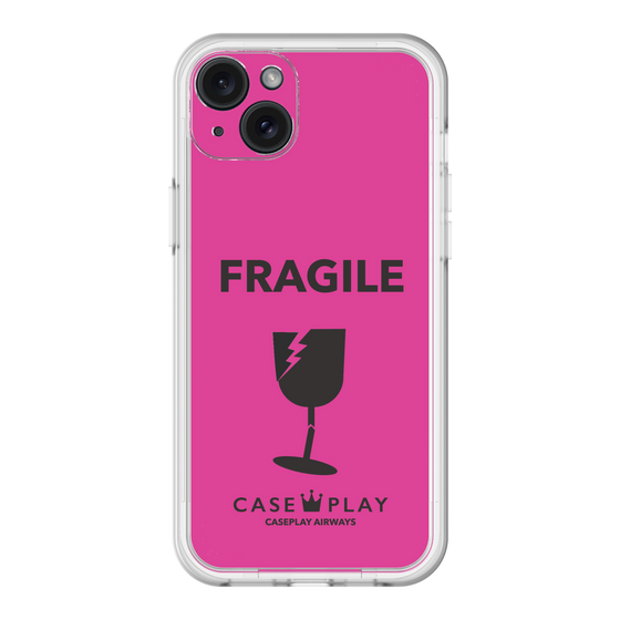 スリムプロテクションプレミアムケース［ FRAGILE - Pink ］