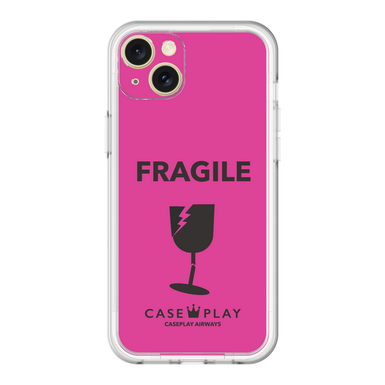 スリムプロテクションプレミアムケース［ FRAGILE - Pink ］