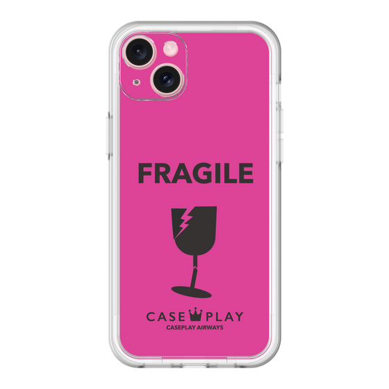 スリムプロテクションプレミアムケース［ FRAGILE - Pink ］