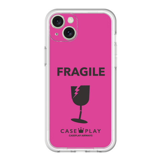 スリムプロテクションプレミアムケース［ FRAGILE - Pink ］
