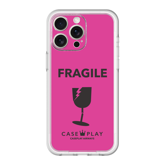 スリムプロテクションプレミアムケース［ FRAGILE - Pink ］